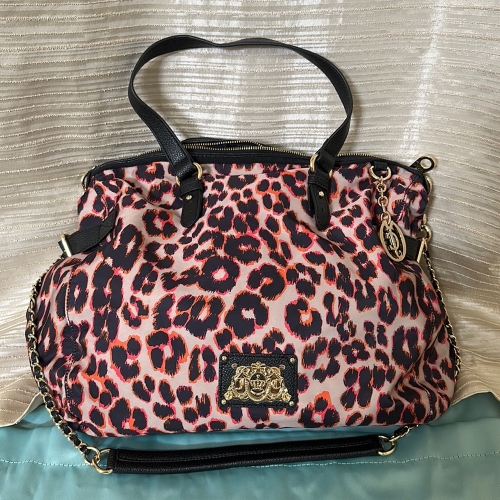 EUC Juicy Couture Large Leopard Bag